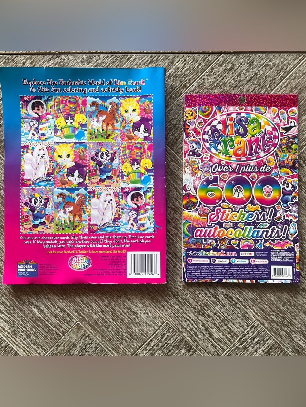 Lisa Frank coloring book and sticker book - Picture 3 of 4